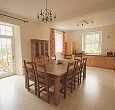 Kitchen with large dining area
