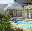 oudoor heated swimming pool for summer months