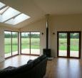 Woodburner in the living area for extra cosiness
