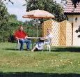 self-catering cottages garden patio