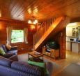 luxury pine lodge Wales