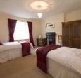 One of the twin bedrooms at Low Millgillhead
