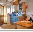 A kitchen for self-catering on holiday in Cornwall