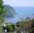 View of the River Dart estuary and sea from Longbow Barns