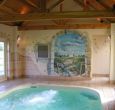 Pool with integral spa