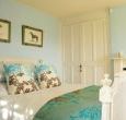 Each bedroom is individually themed with soft furnishings from the Designers Guild 