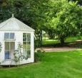 Summer house in the garden 