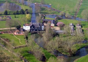 Mendham Mill - the house over a river  - Mendham, Harleston,  