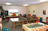 family cottages games room