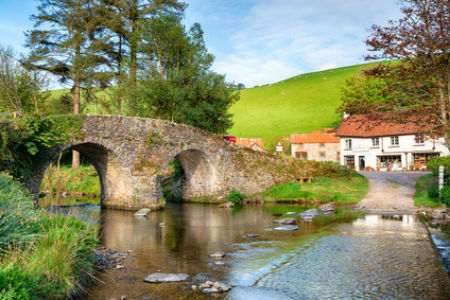 Pretty Exmoor village