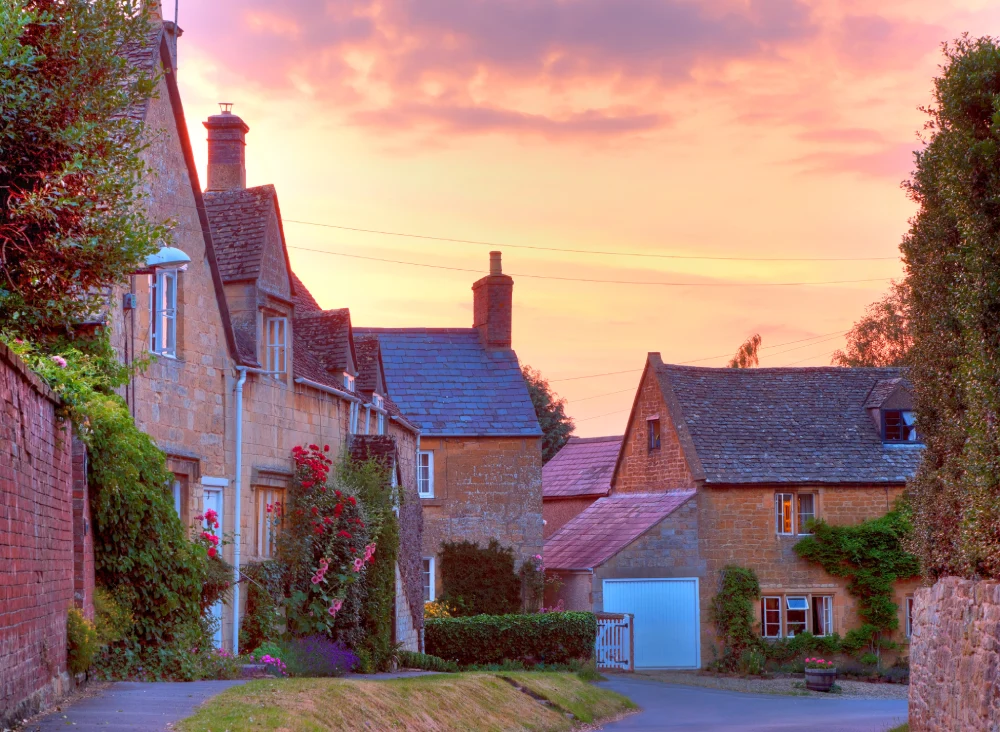 Pretty Cotswold town