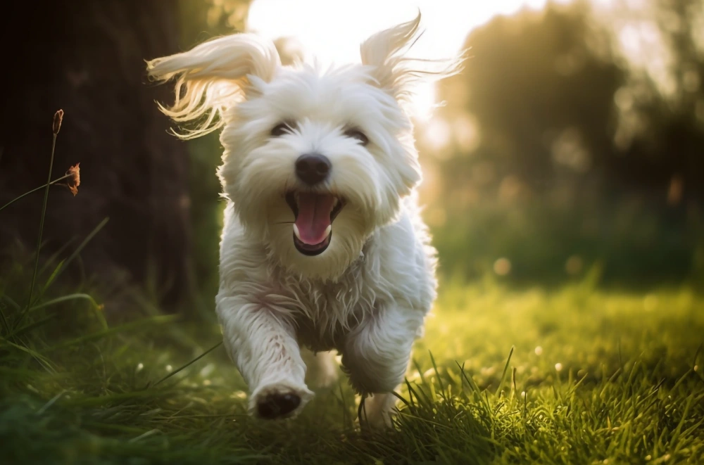 Dog running