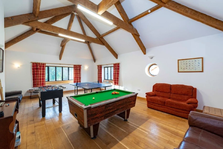 Large group house with games room