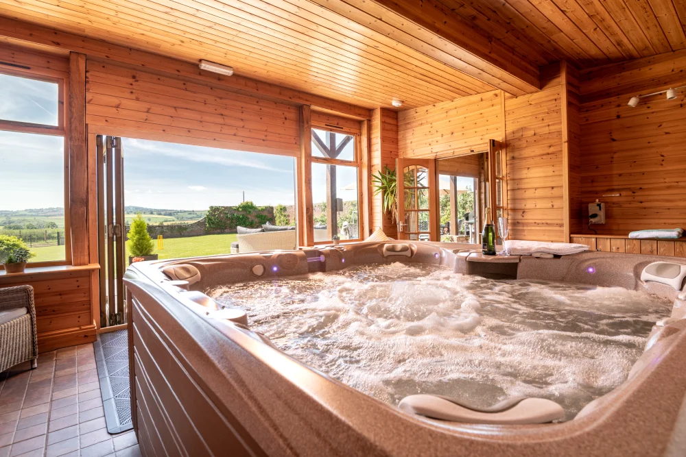 Family holiday house with hot tub