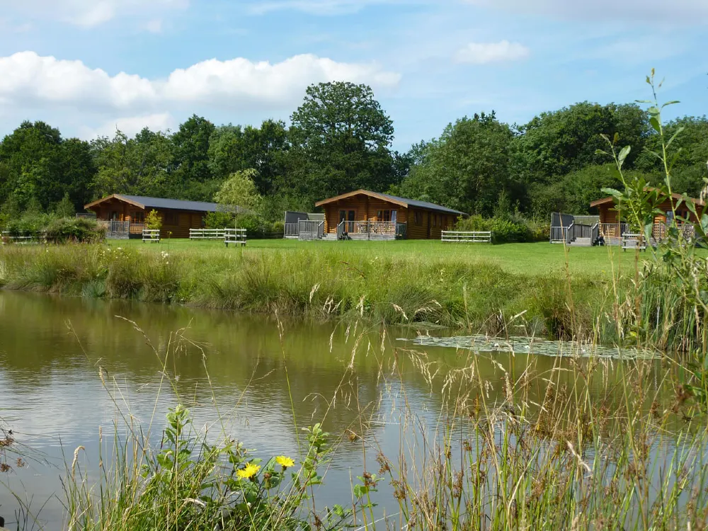 Lakeside cabins