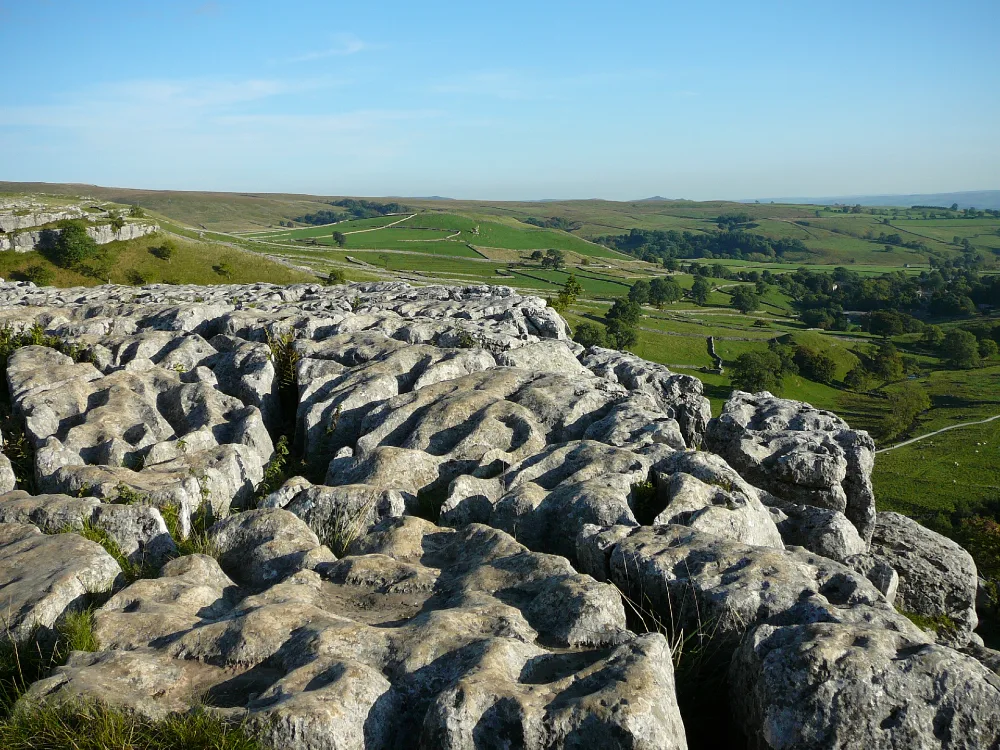 Limestone pavement at Malham Cove